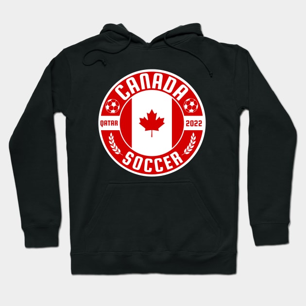 Canada World Cup Hoodie by footballomatic